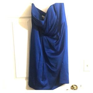 Cute blue cocktail dress!